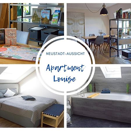 Neustadt-Aussicht - Grosse Wohnung Mit Balkon Dresden Eksteriør billede