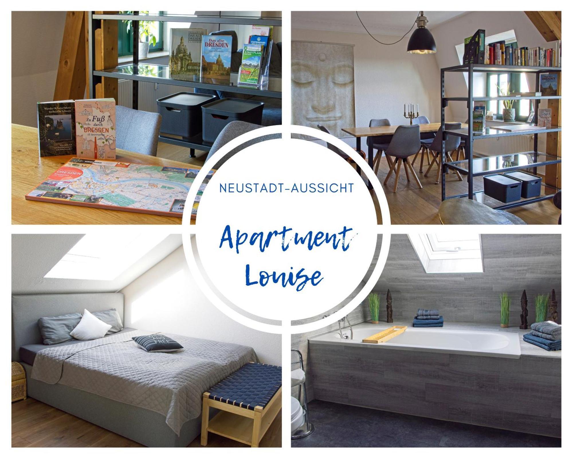 Neustadt-Aussicht - Grosse Wohnung Mit Balkon Dresden Eksteriør billede